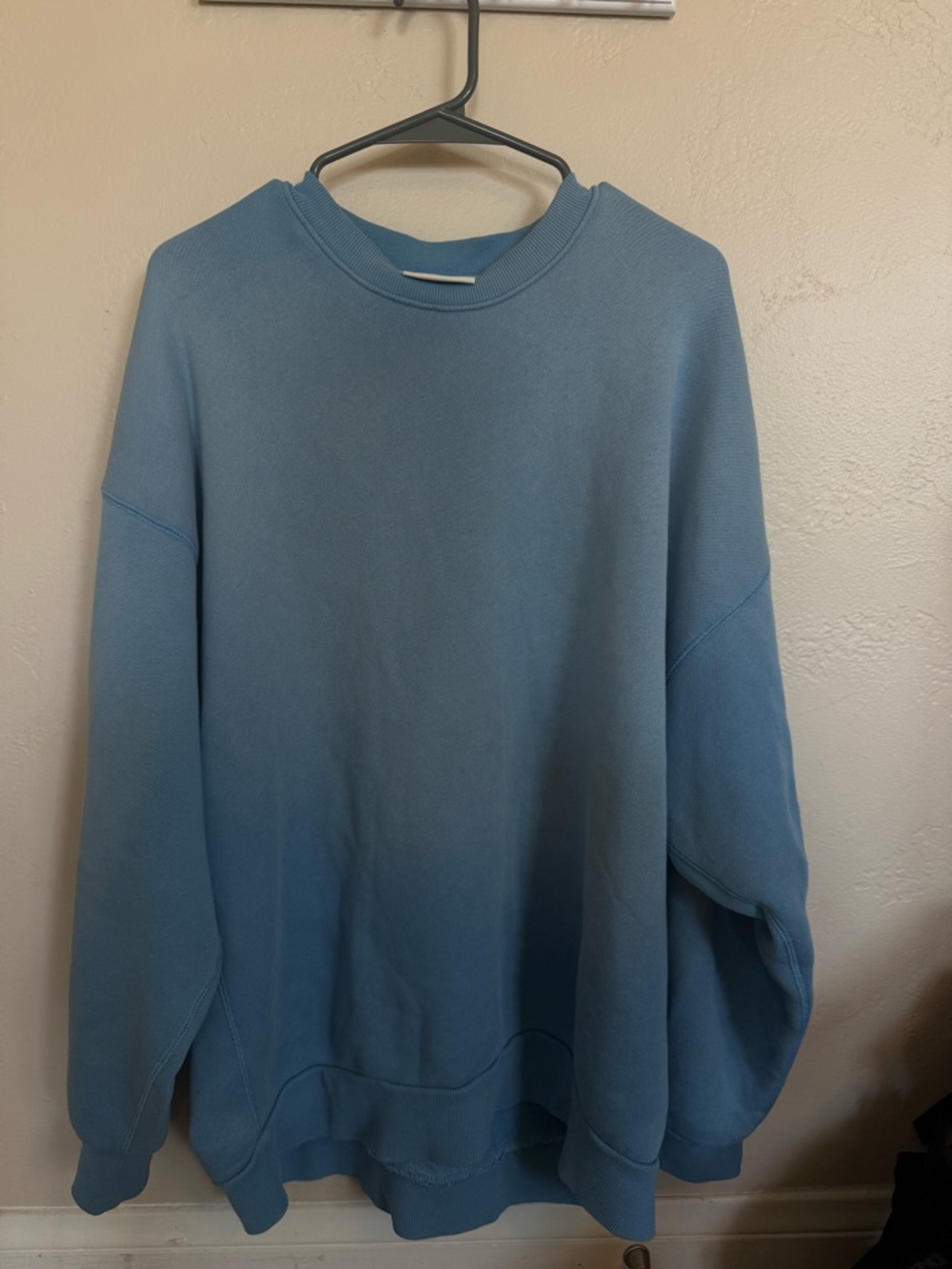 Elwood Oversized Blue Crewneck